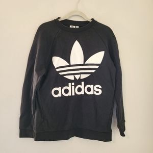 Adidas Black and White Logo Sweatshirt